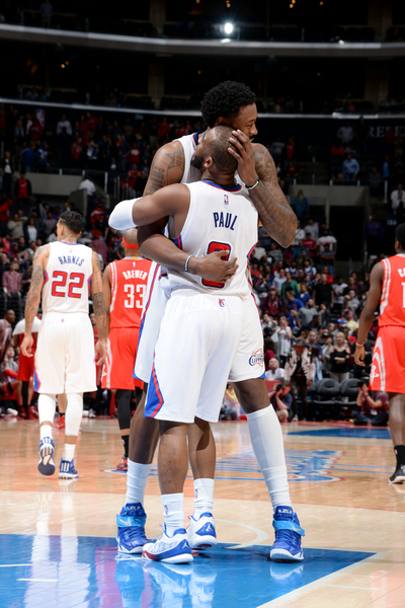 Houston Rockets vs Los Angeles Clippers. DeAndre Jordan e Chris Paul (Nba)